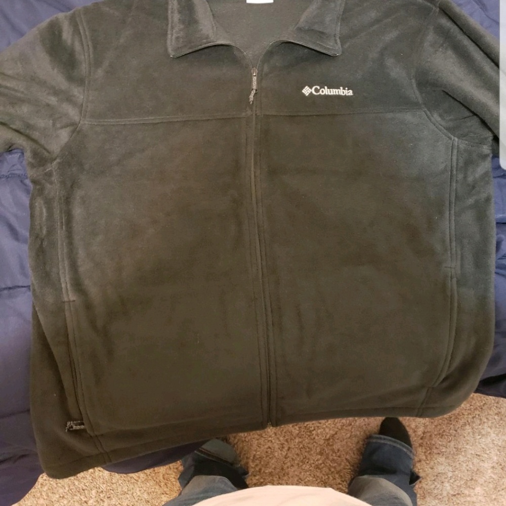 Mens Columbia Fleece zip up hoodie